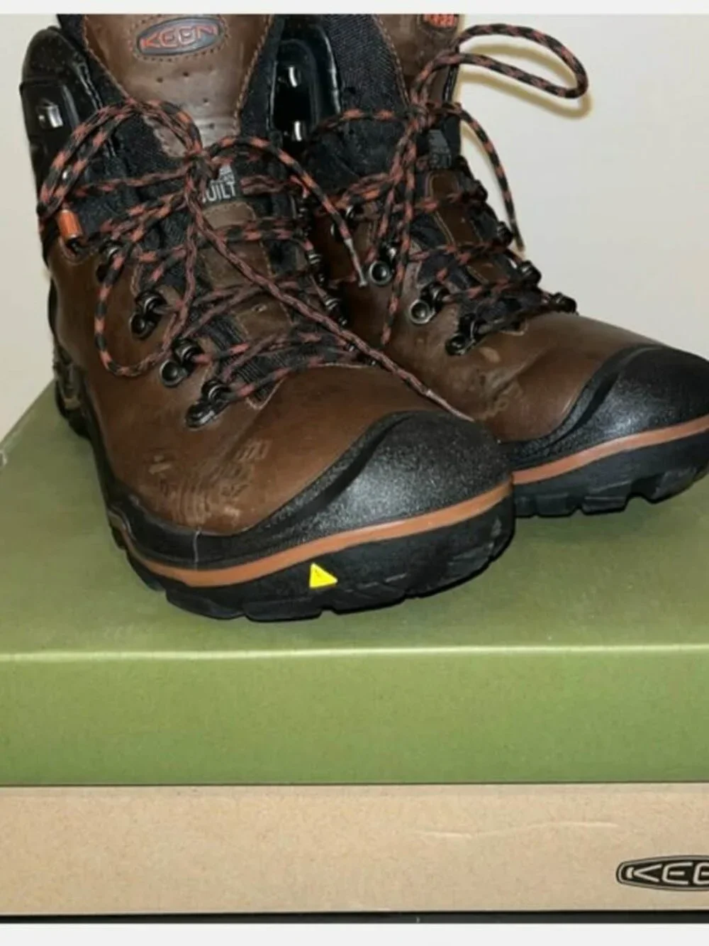 KEEN Mens 11, Brown Leather, Liberty Ridge WP Outdoor Hiking Boots, Made in USA